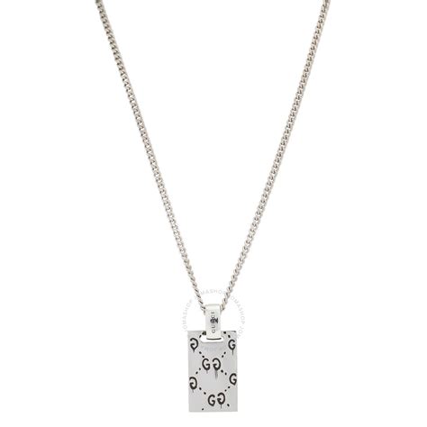 gucci ghost necklace silver|Gucci ghost background.